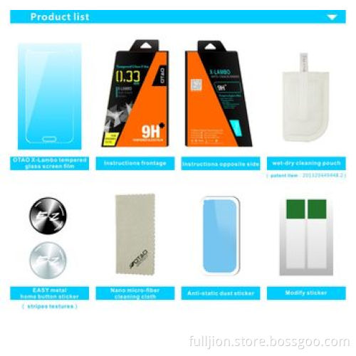 9H 0.2mm 0.3mm anti-crack tempered glass screen protector for Samsung Note 3